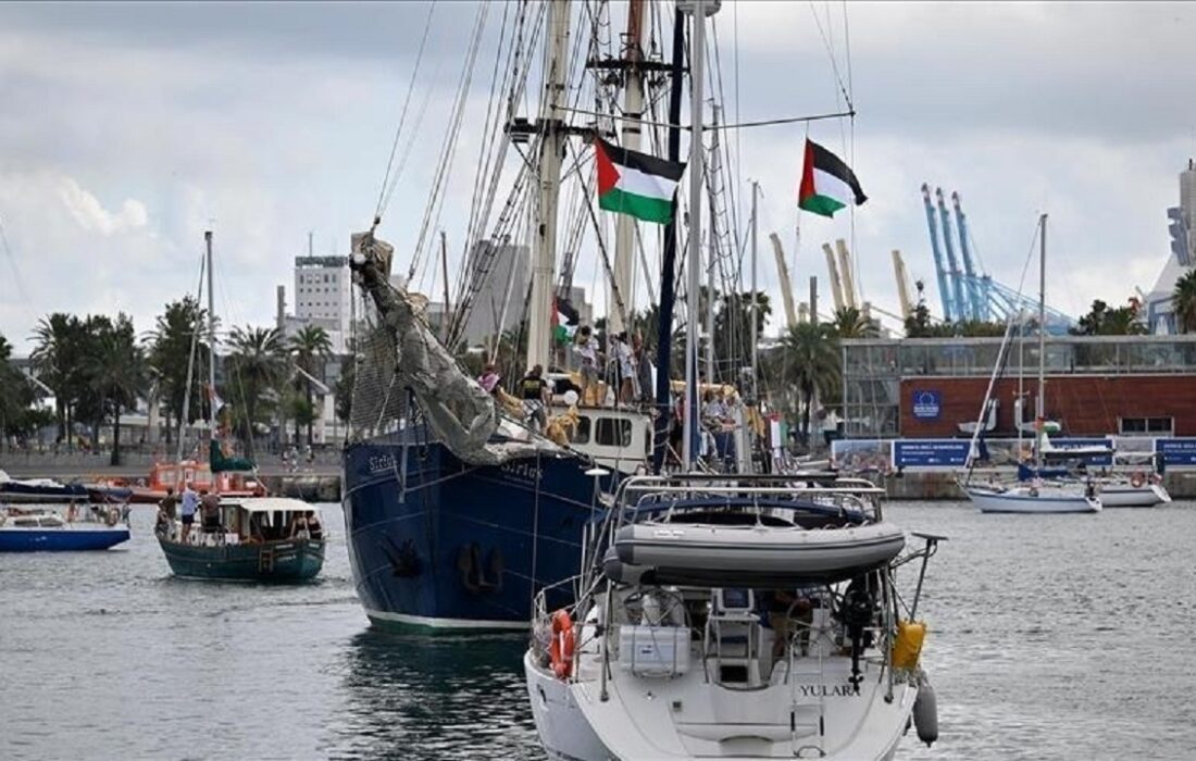 اعتصاب غذای فعالان فرانسوی و بلژیکی ناوگان صمود در اعتراض به [مسئله‌ای که منجر به اعتصاب شده است]