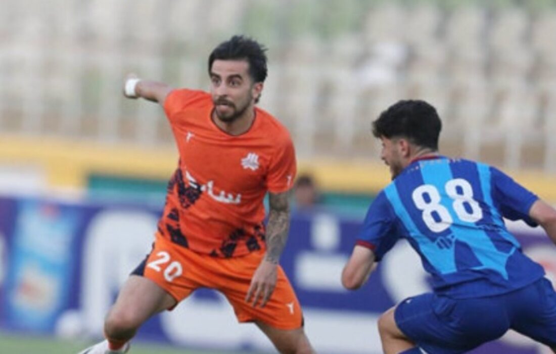 برد شیرین سایپا برابر مس سونگون در لیگ یک فوتبال