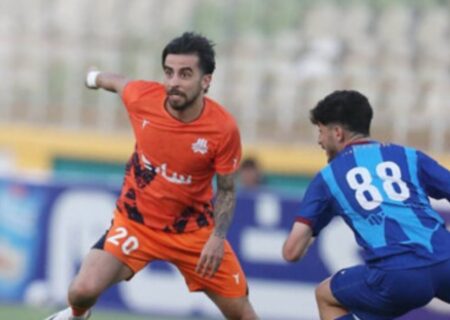 برد شیرین سایپا برابر مس سونگون در لیگ یک فوتبال