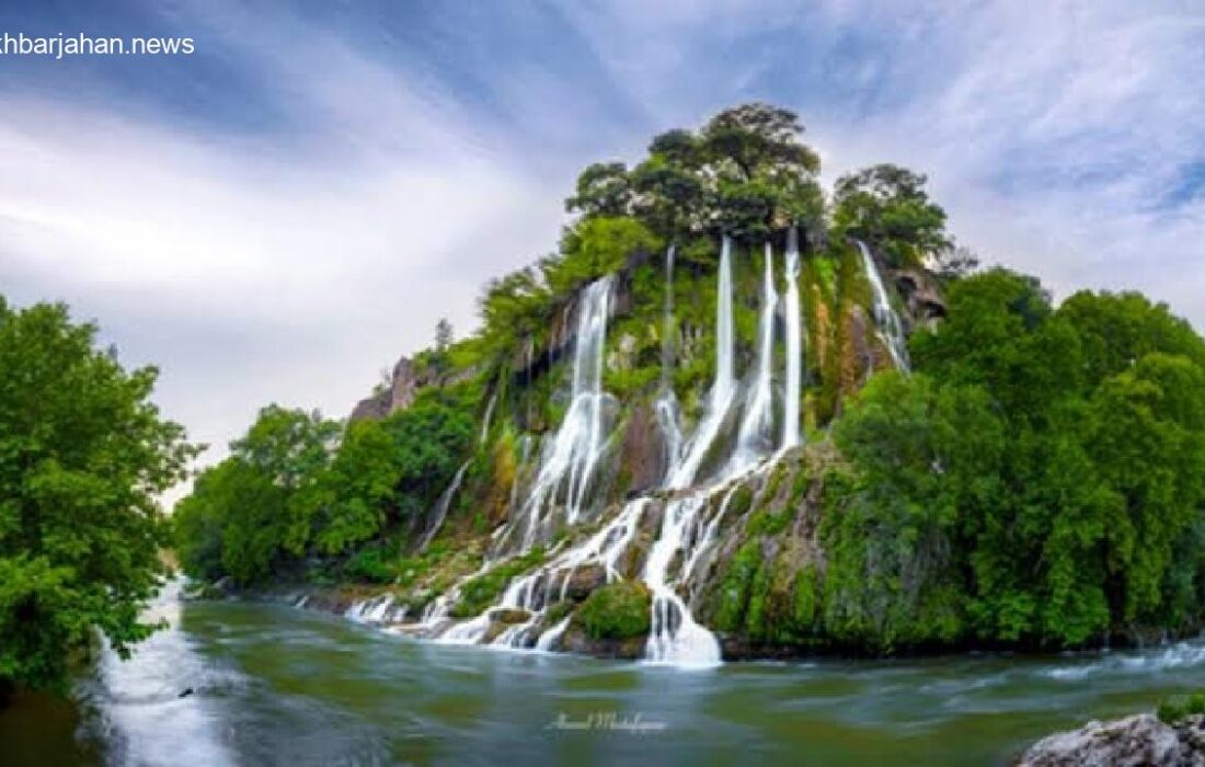 جلوههای تماشایی آبشار بیشه لرستان در قاب تصویر