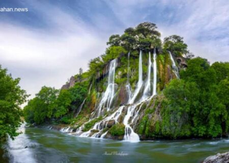 جلوه‌های تماشایی آبشار بیشه لرستان در قاب تصویر