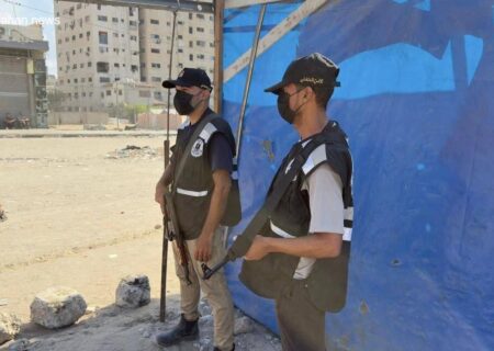 استقرار نیروهای امنیتی فلسطین در غزه کلید خورد