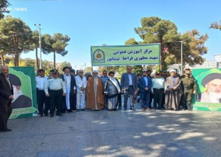 برگزاری باشکوه نماز جمعه و راهپیمایی “بشارت‌نصر” در نیشابور