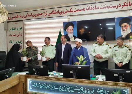 تجلیل فرزندان و کارکنان انتظامی نیشابور از فرماندهی انتظامی در هفته فراجا