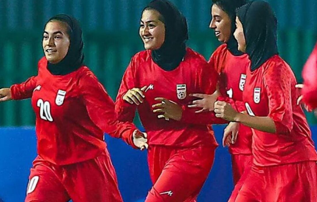 برد شیرین دختران نوجوان ایران برابر عربستان سعودی