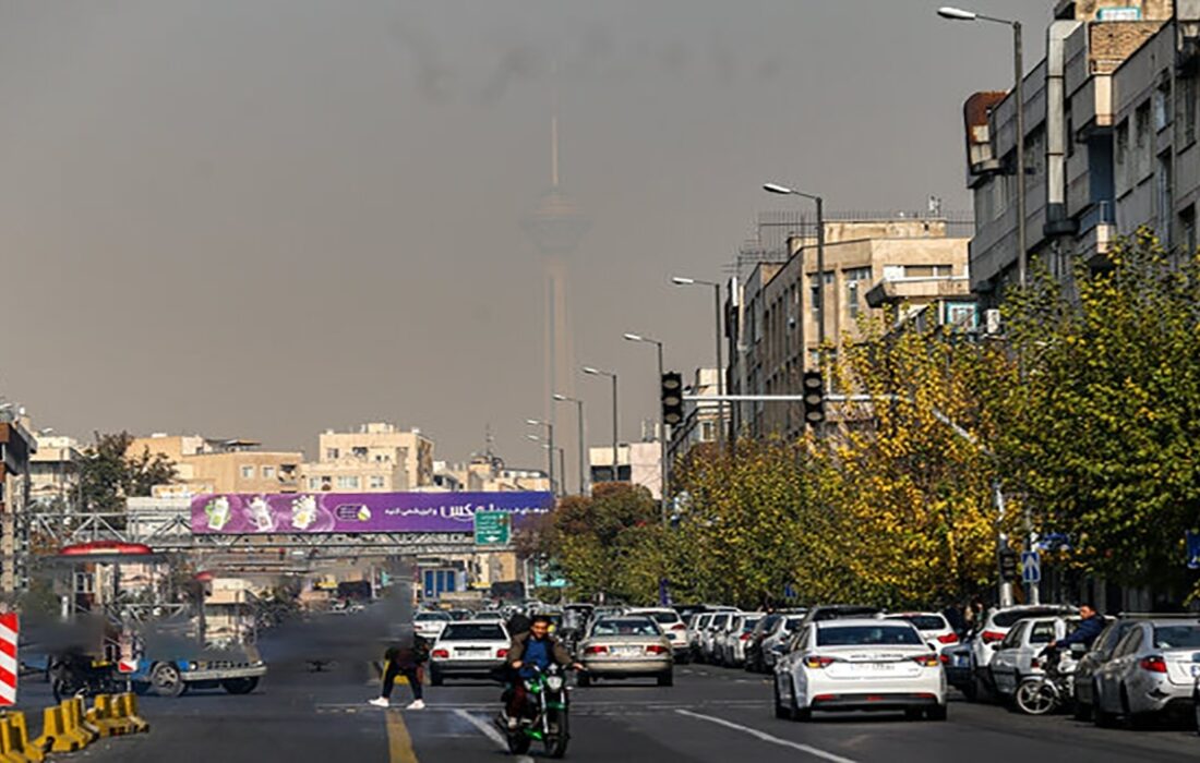 تهران در وضعیت هشدار؛ کیفیت هوا نارنجی شد