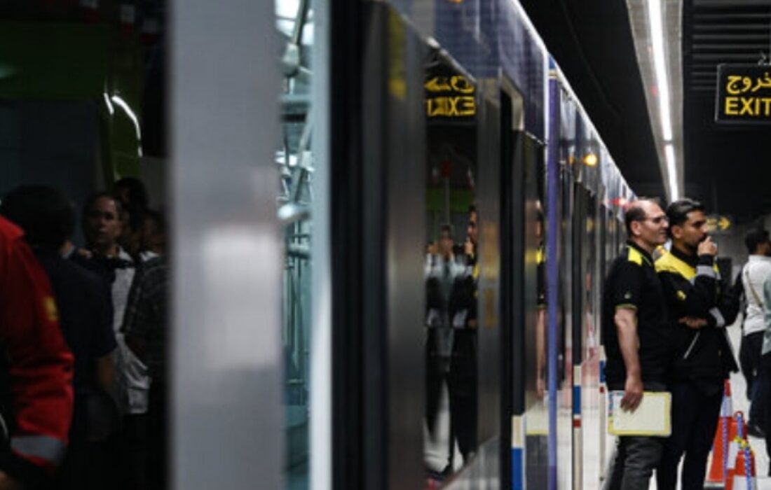 اختلال در خط 4 مترو تهران؛ نقص فنی علت حادثه