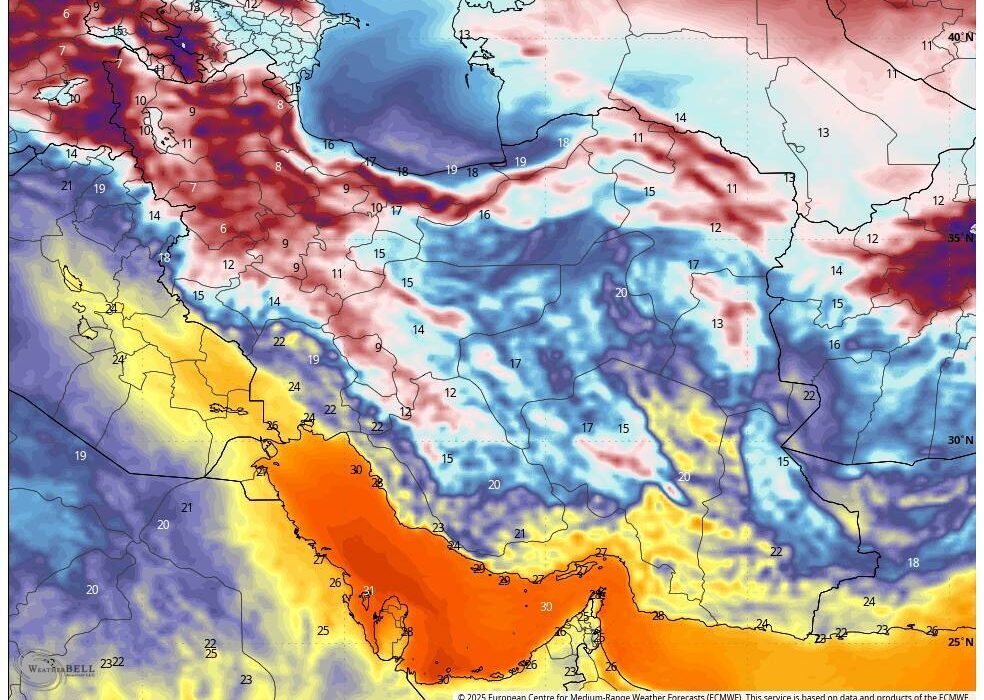 آخر هفتهای با هوای خنک در انتظار شما! + نقشه هواشناسی
