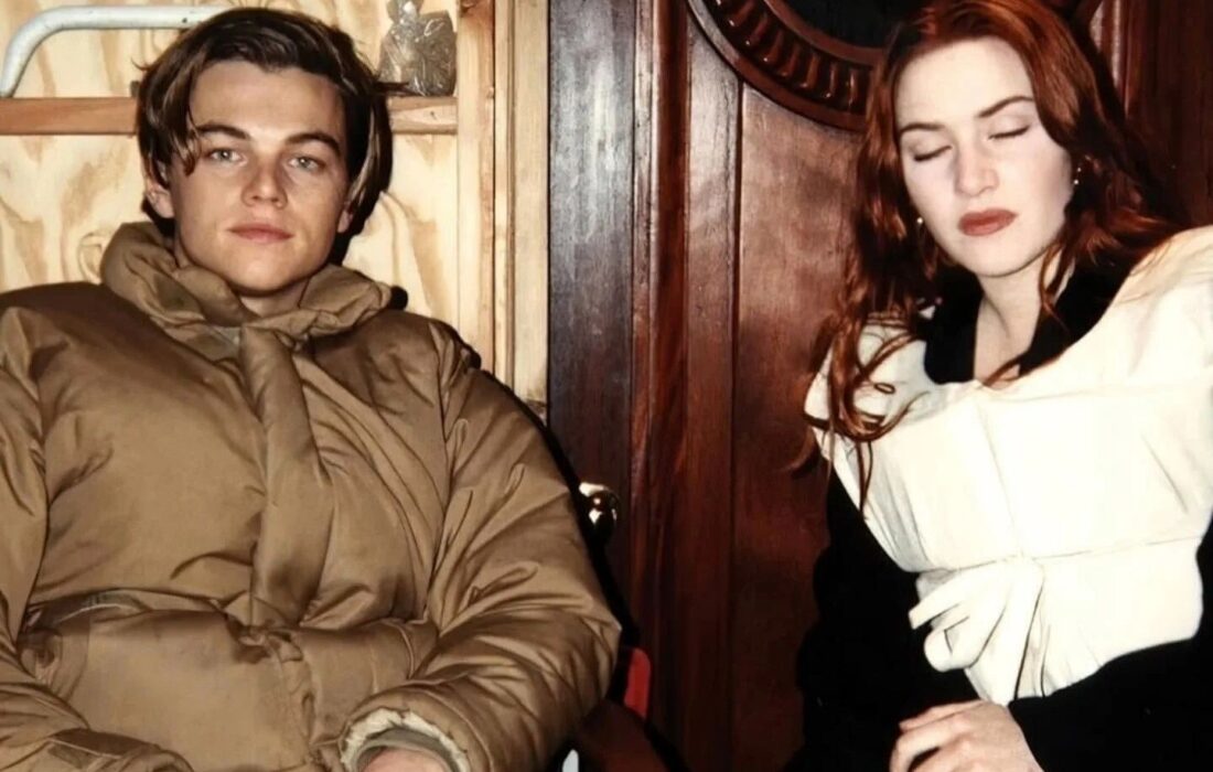 «رز و جک» در پشت صحنه فیلم دیدنی «تایتانیک»