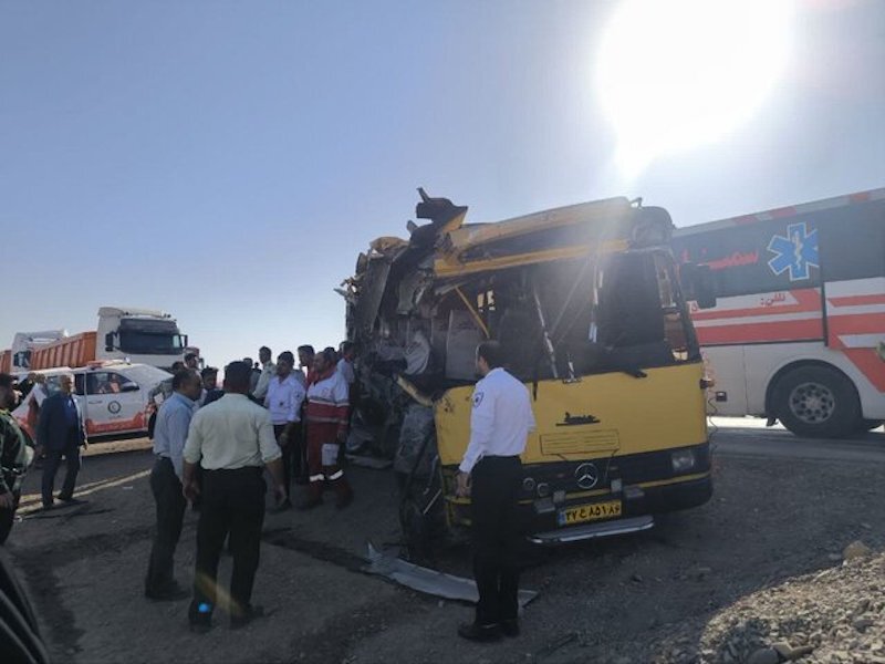 آخرین اطلاعات از حادثه دلخراش اتوبوس حامل دانشجویان