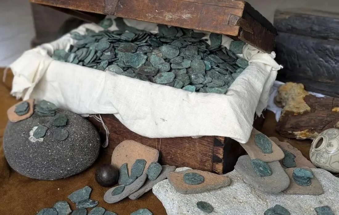 کشف گنجینه ۳۰۰ ساله به ارزش یک میلیون دلار