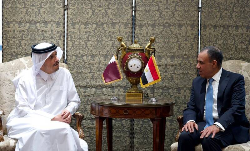 گفتگوی تلفنی وزرای خارجه مصر و قطر پیرامون مسئله فلسطین