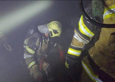 آتش‌سوزی گسترده در یک مجتمع مسکونی در شهرری