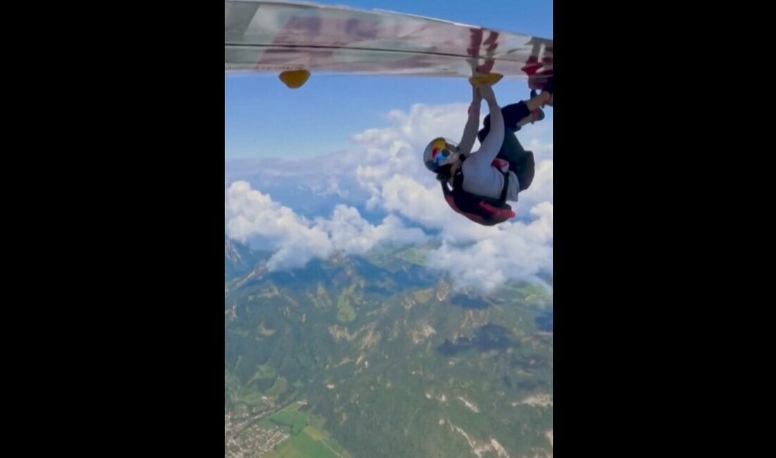 صخرهنورد ماجراجو با آویزان شدن از هواپیما رکورد جدیدی ثبت کرد