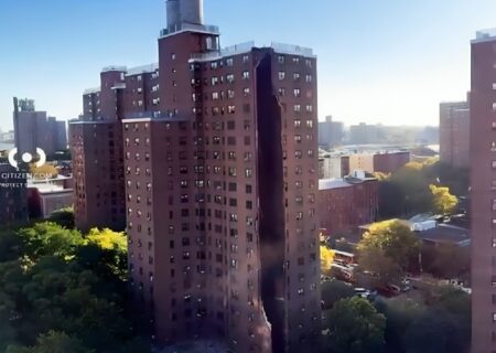 فروریختن بخشی از برج مسکونی در پی انفجار گاز در برانکس نیویورک