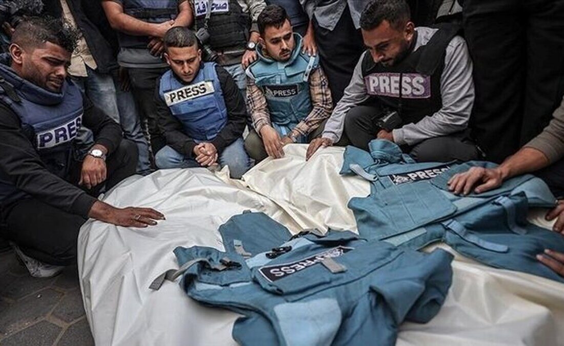 افزایش شمار شهدای خبرنگار غزه به ۲۵۴ نفر