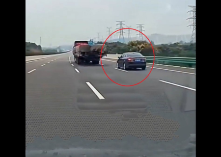 حادثه مرگبار در اتوبان: بی‌احتیاطی راننده با موبایل و تصادف وحشتناک با تریلی