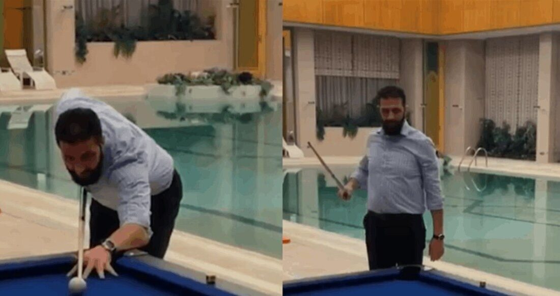 مهارت خیره‌کننده جولانی در بازی بیلیارد، پربازدید شد