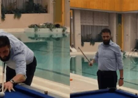 مهارت خیره‌کننده جولانی در بازی بیلیارد، پربازدید شد