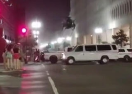 رزمایش نیروهای ویژه ارتش آمریکا در مرکز شهر