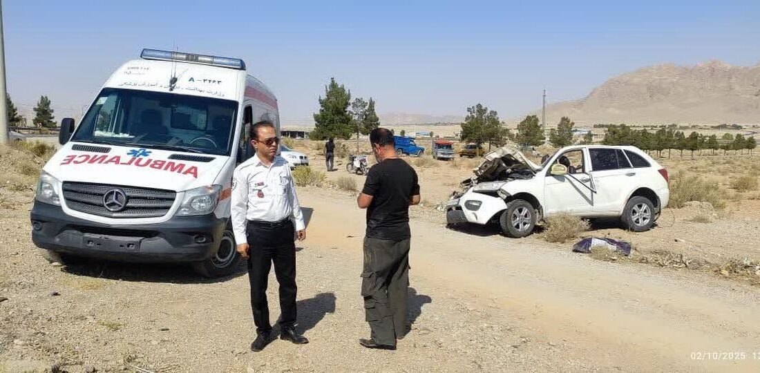 حادثه مرگبار در جاده شهرضا-اصفهان؛ 4 نفر جان باختند، یک نفر راهی بیمارستان شد