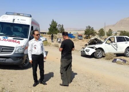 حادثه مرگبار در جاده شهرضا-اصفهان؛ 4 نفر جان باختند، یک نفر راهی بیمارستان شد