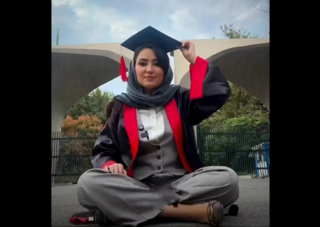 جشن فارغ‌التحصیلی دختر دانشجوی دانشگاه تهران پربازدید شد