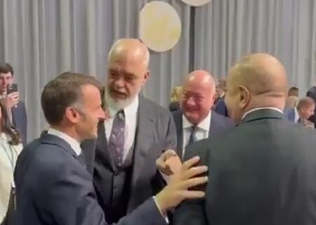 تمسخر دونالد ترامپ در جمع سران اروپایی