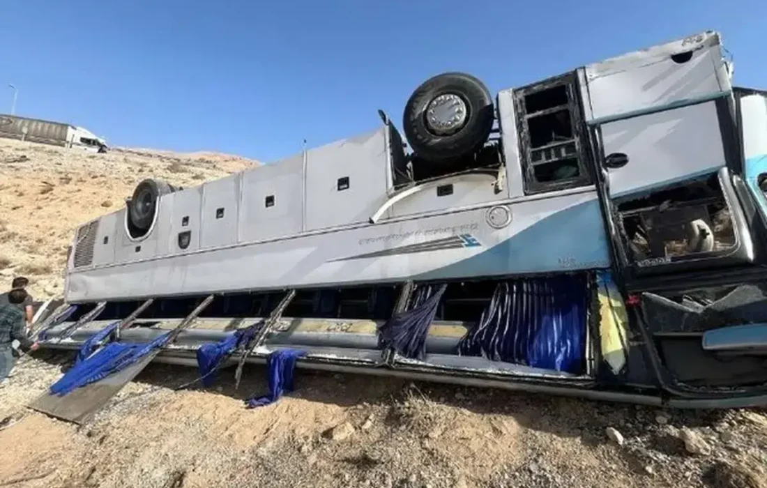 آخرین جزئیات از حادثه دلخراش سقوط اتوبوس گردشگران در جاده فیروزکوه