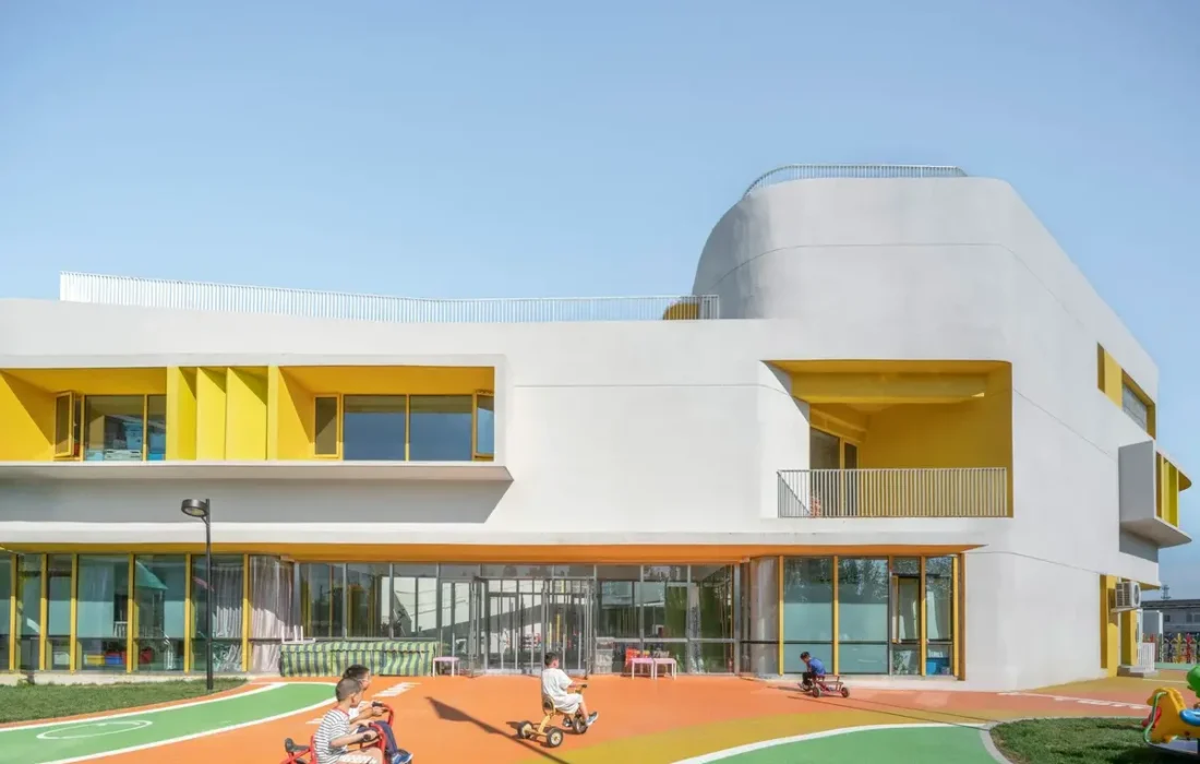 مهدکودکی با معماری خلاقانه، الهامبخش آزادی و پرواز (+تصاویر)