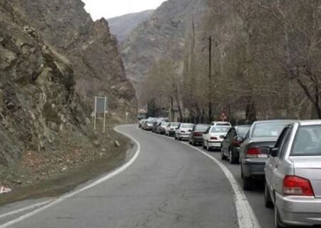 جاده چالوس امروز یک‌طرفه شد
