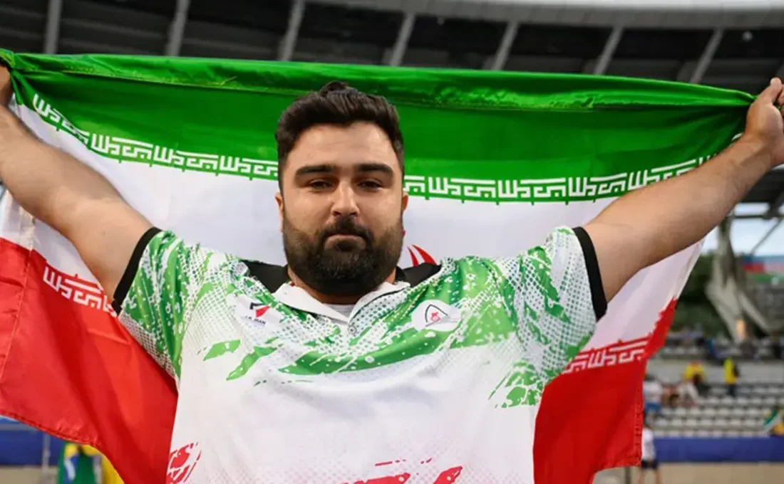 درخشش یاسین خسروی با شکستن رکورد پرتاب وزنه و کسب طلای پارادوومیدانی