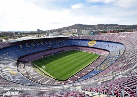 تصاویر هوایی از آخرین مراحل بازسازی ورزشگاه نیوکمپ