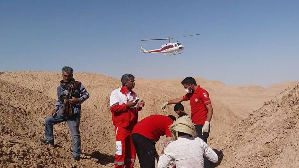 تماس با بازماندگان حادثه بالگرد جمعیت هلال احمر برقرار شد
