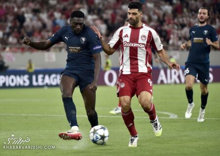 طارمی، برگ برنده المپیاکوس در نبرد لیگ قهرمانان اروپا