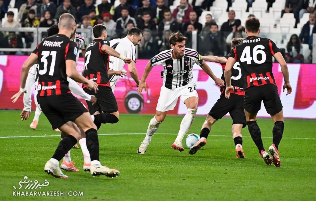 گزارش تصویری | خلاصه دیدار یوونتوس و میلان از نگاه داور