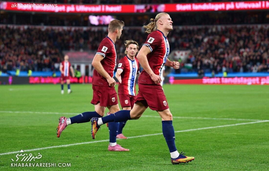 درخشش «بچه غول» و صعود نروژ به جام جهانی پس از ۲۸ سال با رکوردشکنی خیرهکننده هالند