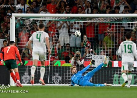 واکنش تماشایی کلهر؛ مهار پنالتی کریستیانو رونالدو