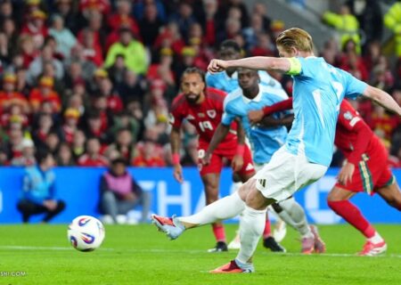 خلاصه بازی تماشایی ولز ۲ – بلژیک ۴؛ درخشش دی بروینه با ۲ گل و یک پنالتی