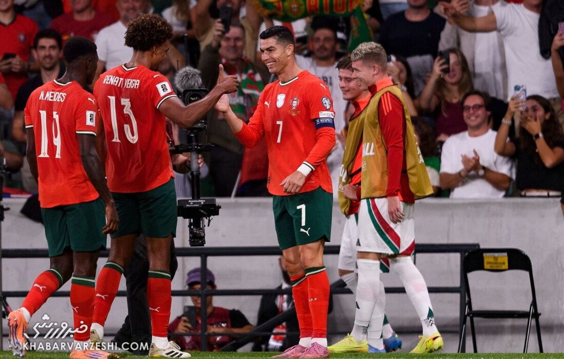 درخشش رونالدو و ناکامی پرتغال؛ انگلیس و اسپانیا به زحمت نیفتادند