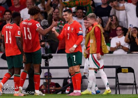 درخشش رونالدو و ناکامی پرتغال؛ انگلیس و اسپانیا به زحمت نیفتادند