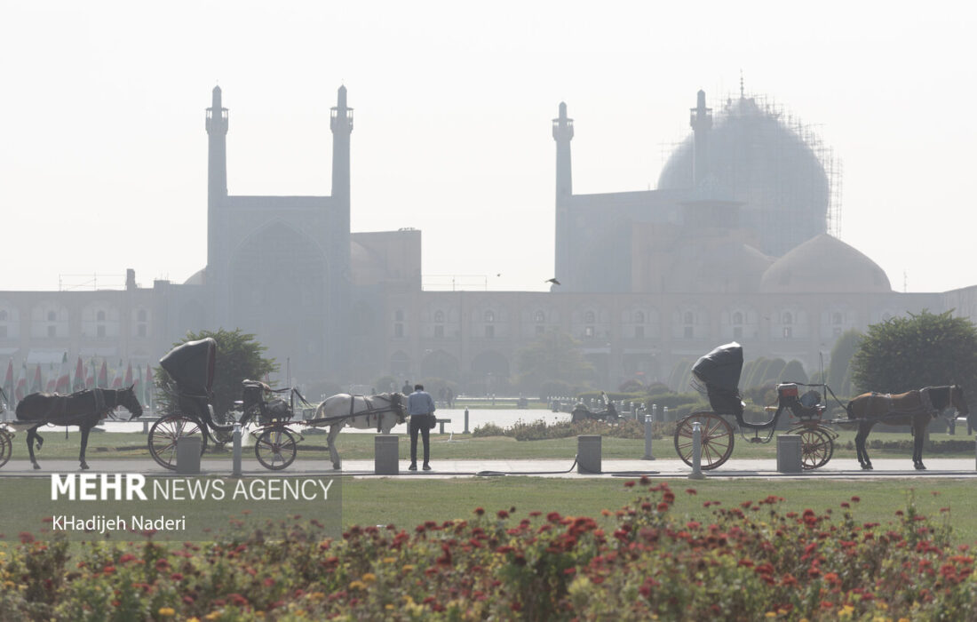 تداوم آلودگی هوا؛ اصفهان در سیزدهمین روز پیاپی هوای ناسالم تنفس میکند