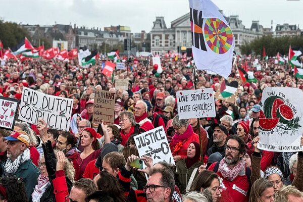 تظاهرات گسترده علیه اسرائیل با حضور ۲۵۰ هزار نفر