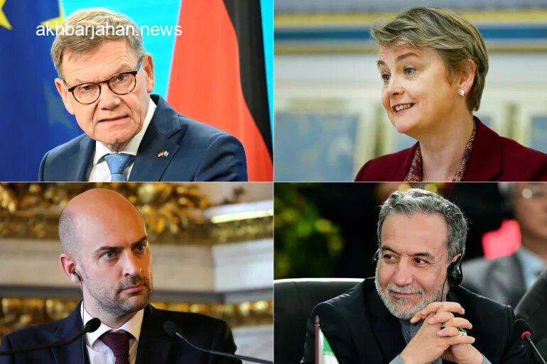واکنش تند سه کشور اروپایی به ایران؛ بیانیه جدید بریتانیا، فرانسه و آلمان درباره آغاز مذاکرات