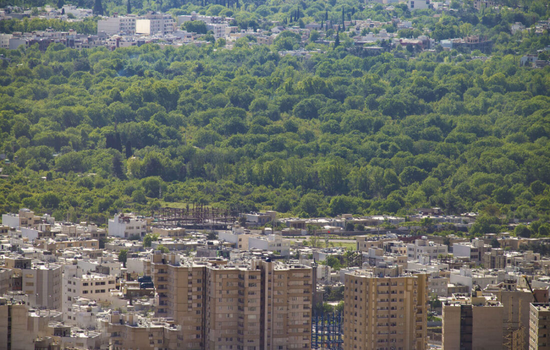 تصاویر هوایی از ساخت‌وسازهای غیرقانونی در باغ‌های قصرالدشت شیراز