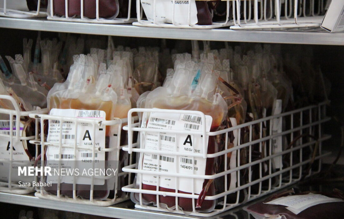 استقرار تیم سیار انتقال خون در اسلام‌آباد غرب