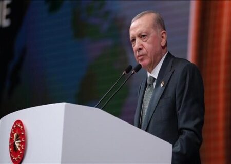 اردوغان: تشکیل دولت مستقل فلسطینی، یگانه راهکار پایان دادن به منازعات منطقه‌ای