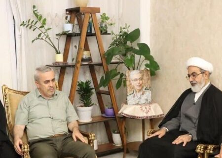 دیدار صمیمانه رئیس سازمان قضایی نیروهای مسلح با خانواده شهید سپهبد محمد باقری