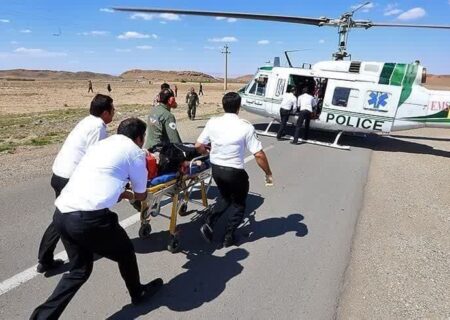 واژگونی پراید در جاده قم – گرمسار ۵ مصدوم برجای گذاشت