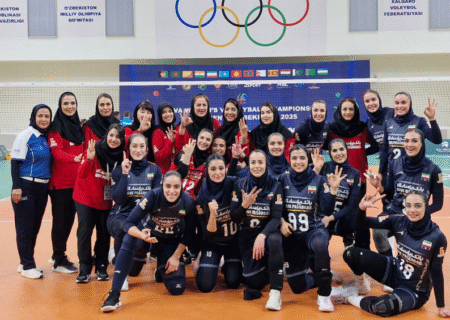 برد قاطع والیبالیست‌های بانوی ایران برابر میزبان در جام کاوا